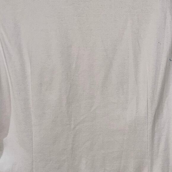 ZAC & RACHEL White Floral Design Eyelet Sleeveless Top XL - Picture 4 of 5